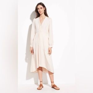 Vince Twist Drape Long Sleeve Dress 152